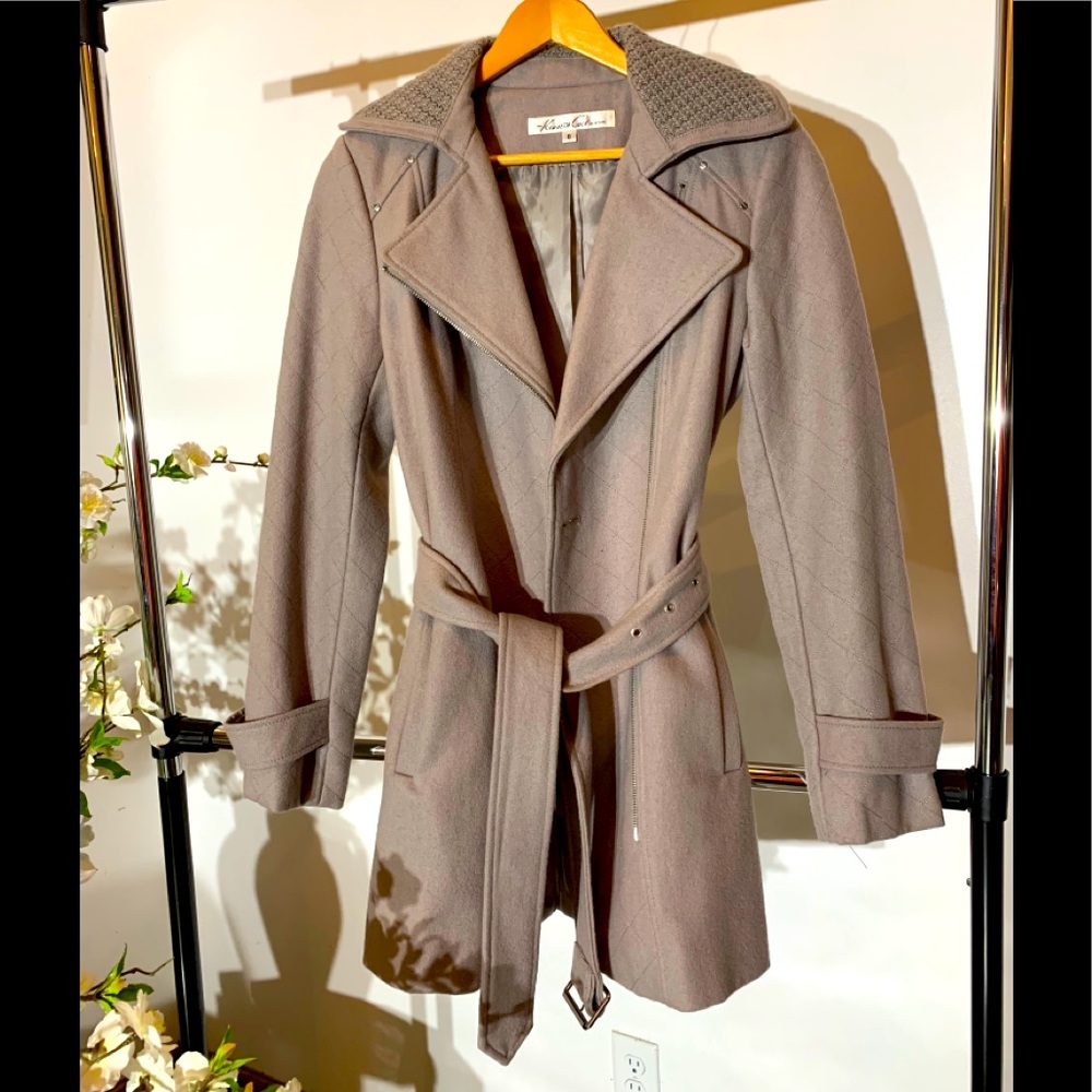 Kenneth Cole New York Quilted Wool Coat